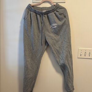 Love stream Gray Jogger Sweatpants